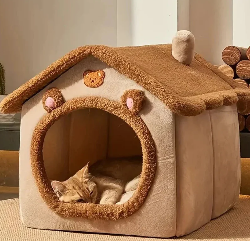 pet cave bed