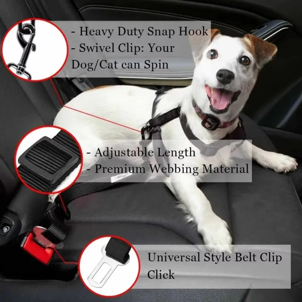 Adjustable Car Dog Seat Belt