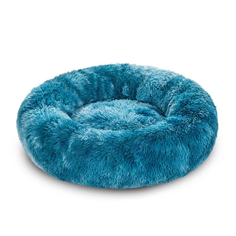 Comfy Calming Fur Donut Pet Bed - TailWaggers