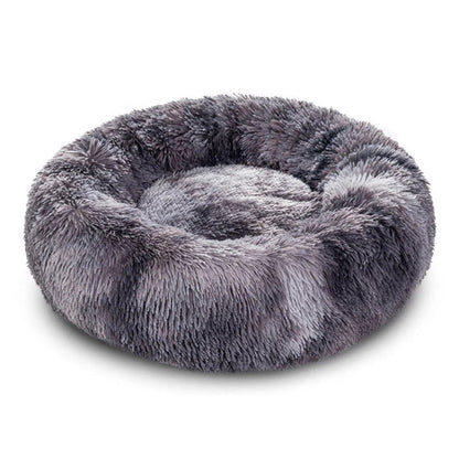 Comfy Calming Fur Donut Pet Bed - TailWaggers