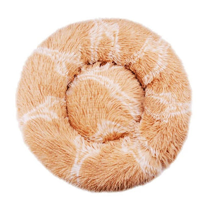 Comfy Calming Fur Donut Pet Bed - TailWaggers