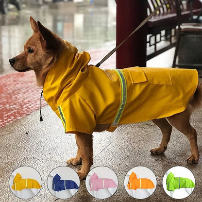 Corgi Cloak Style Dog Raincoat - TailWaggers