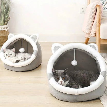 Cozy Cat Cuddle Bed - TailWaggers