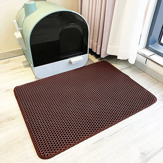 EVA Double Layer Cat Litter Mat - TailWaggers