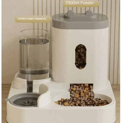 Pet Auto Feeder Water Fountain - TailWaggers