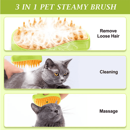 Pet Grooming Spray & Massage Comb - TailWaggers